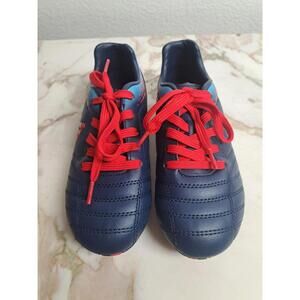 BRAVA Blue & Red Soccer Cleats Kids Size 1 D Mint Condition